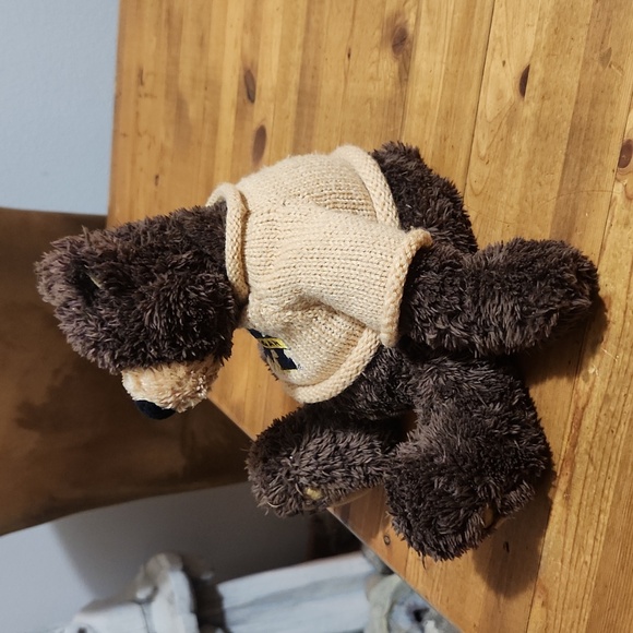 University of Michigan Warm Whiskers Microwavable Bear 10" Seated EUC - Picture 4 of 5